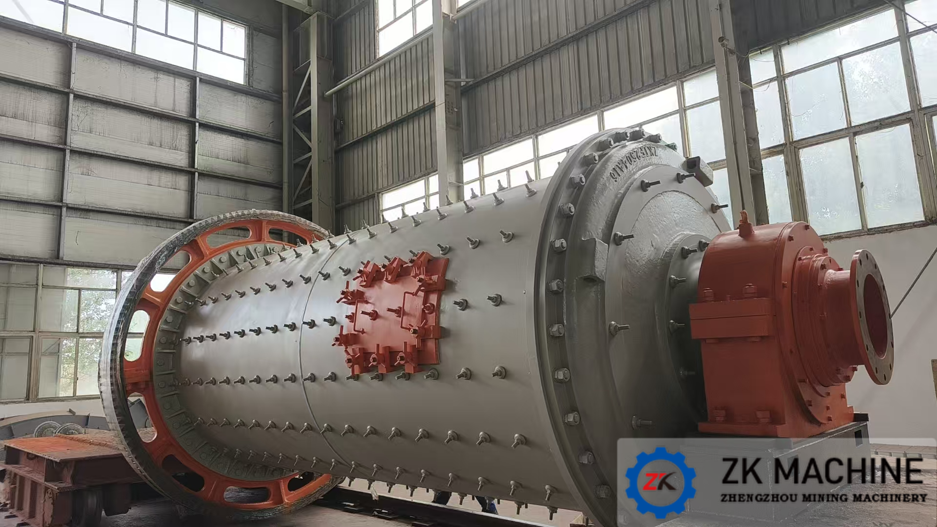 Мокрая шаровая мельница Ф2.1×4.5 м скоро отправится в Укра